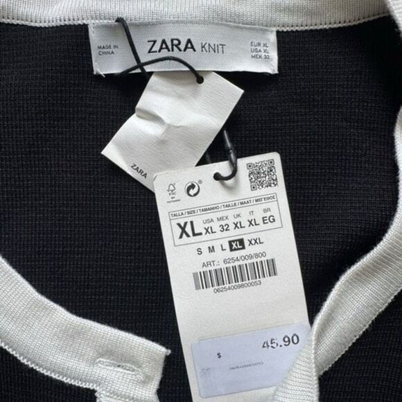 Zara XL pearl button cardigan - Picture 5 of 9